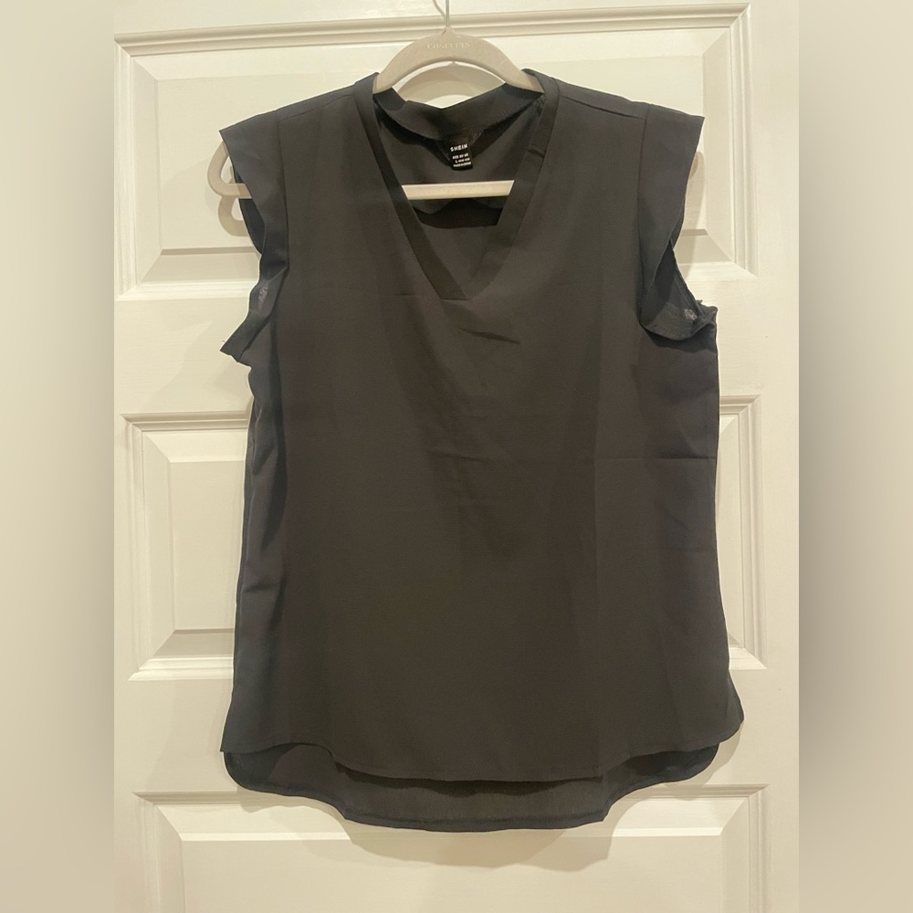 SHEIN- Black Tank- Size Large